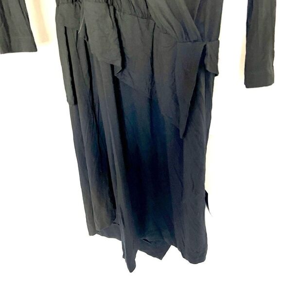 NWT vintage Vivienne Westwood Anglomania black asymmetrical hooded dress sz 46 - Picture 14 of 16